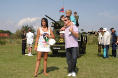 Some of the visitors to the show